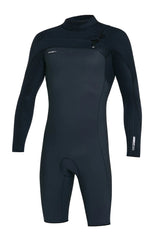 O'Neill Mens Hyperfreak 2mm Chest Zip LS Springsuit