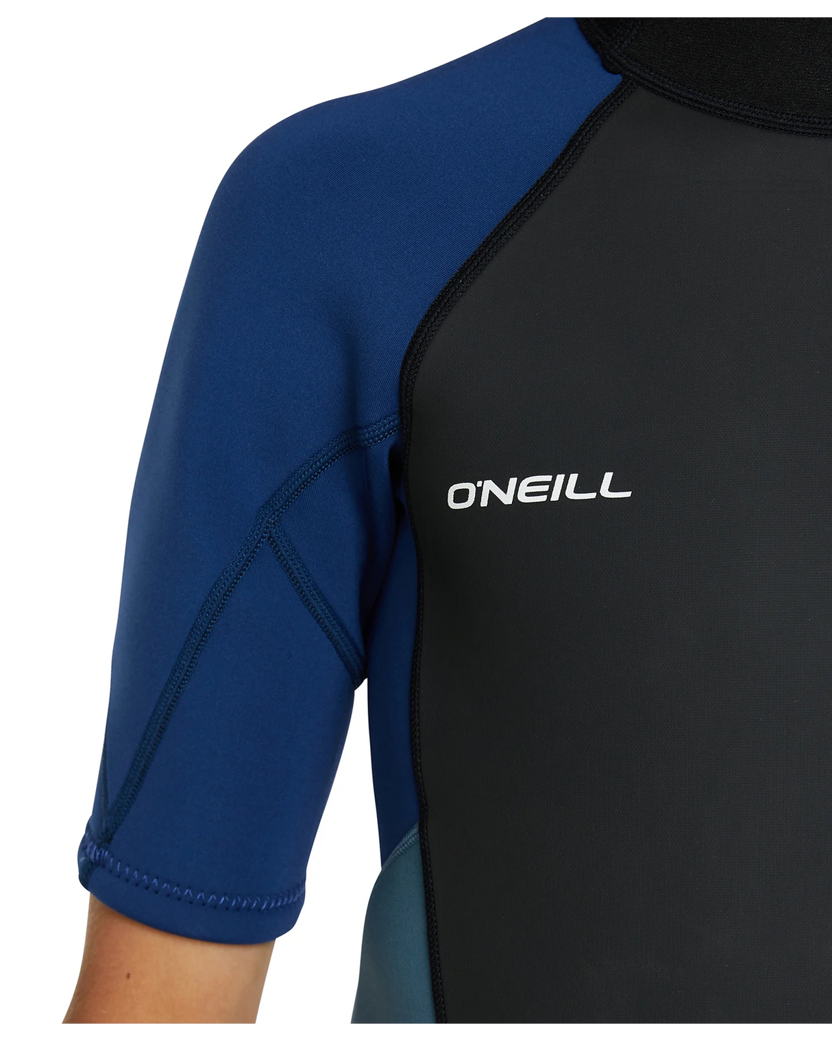 O'Neill Boys Reactor 2 Back Zip 2mm Short Sleeve Springsuit