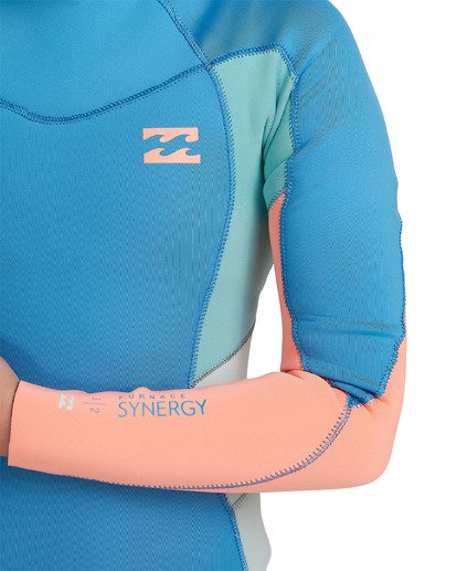 Billabong Teen 3/2mm Synergy Back Zip Steamer