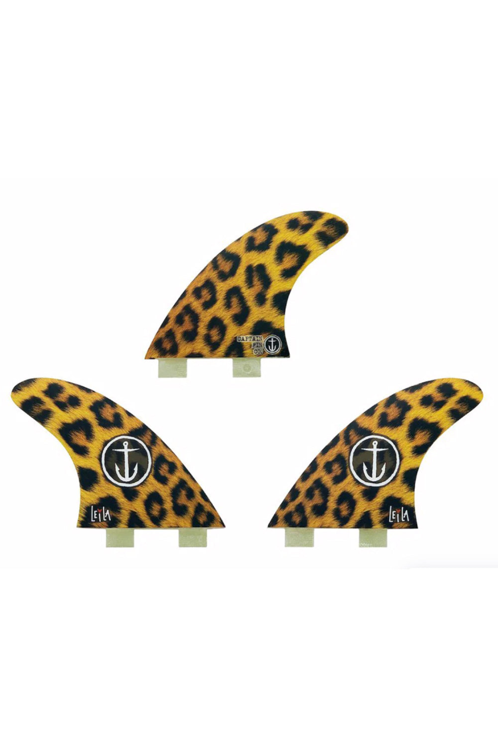 Capatain Fin Co Leila Hurst Cheetah Twin Tab (FCS) Thruster Set
