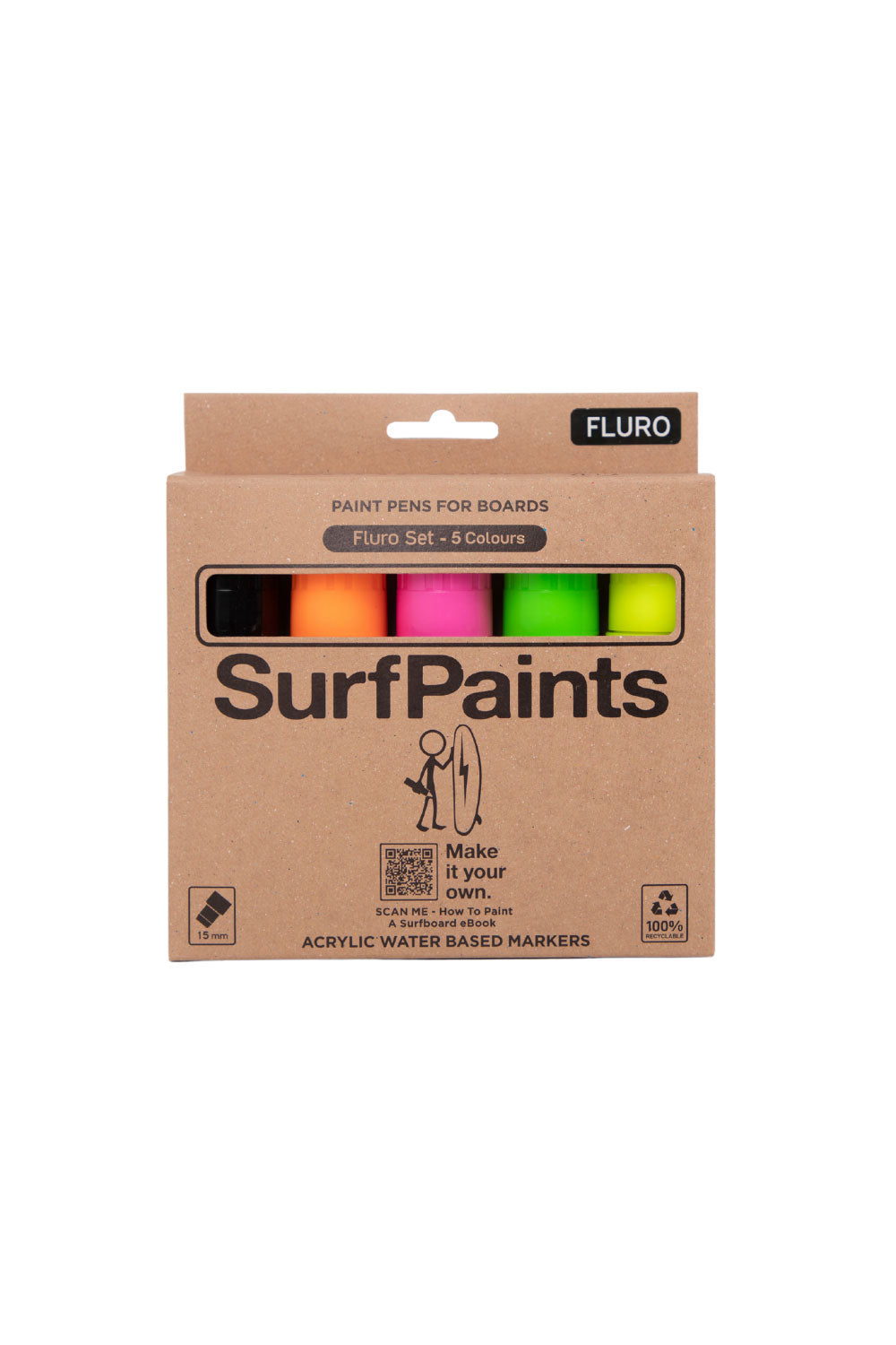 Surf Paints- 5 Pack Fluro