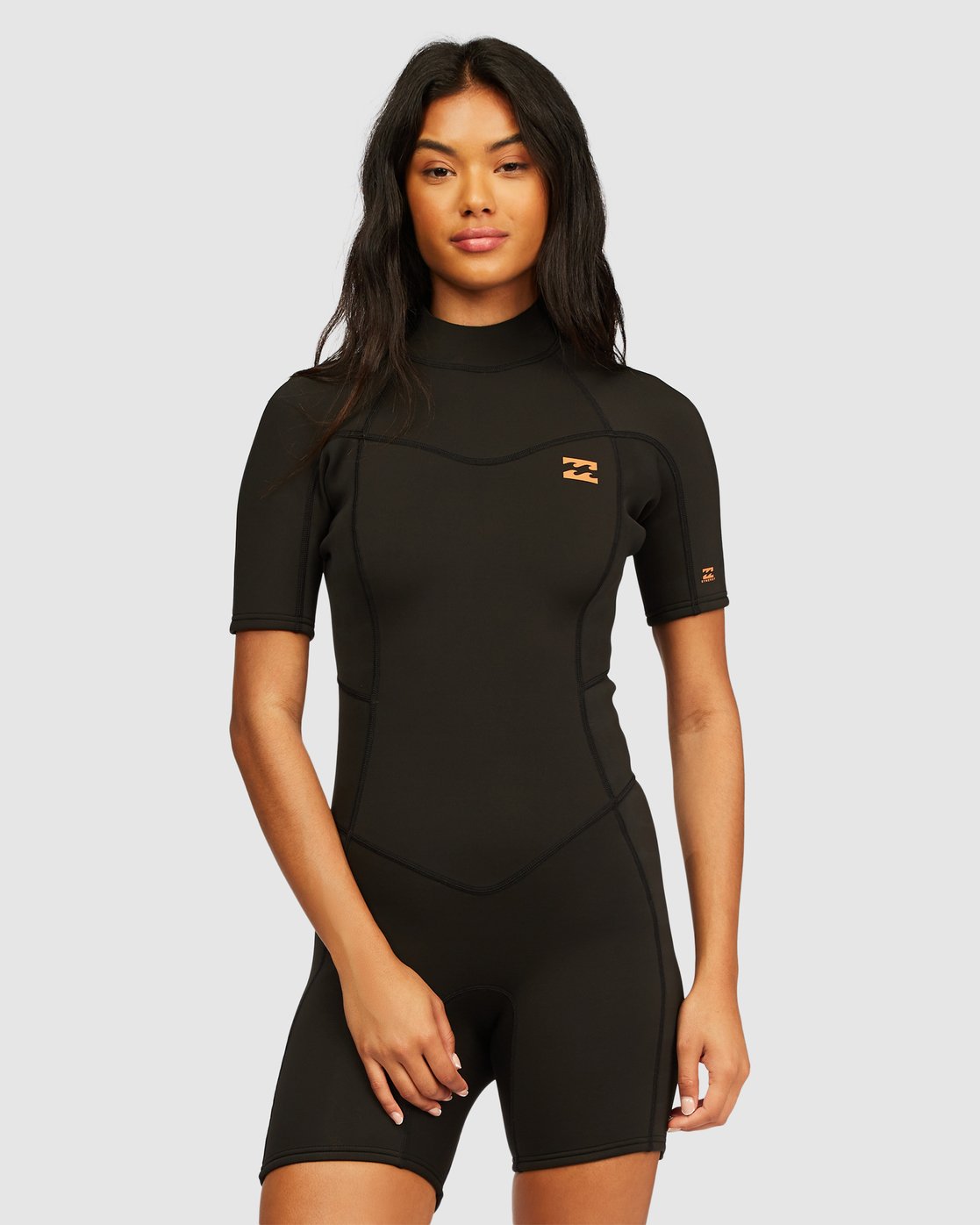 Billabong Women's 2/2mm Synergy Back Zip Springsuit Wetsuit