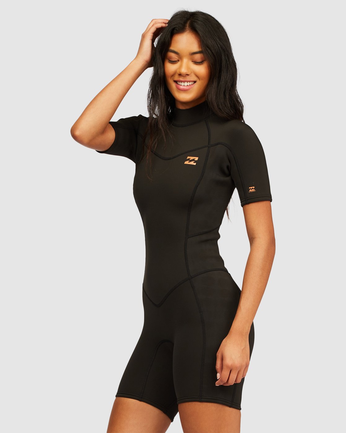 Billabong Women's 2/2mm Synergy Back Zip Springsuit Wetsuit