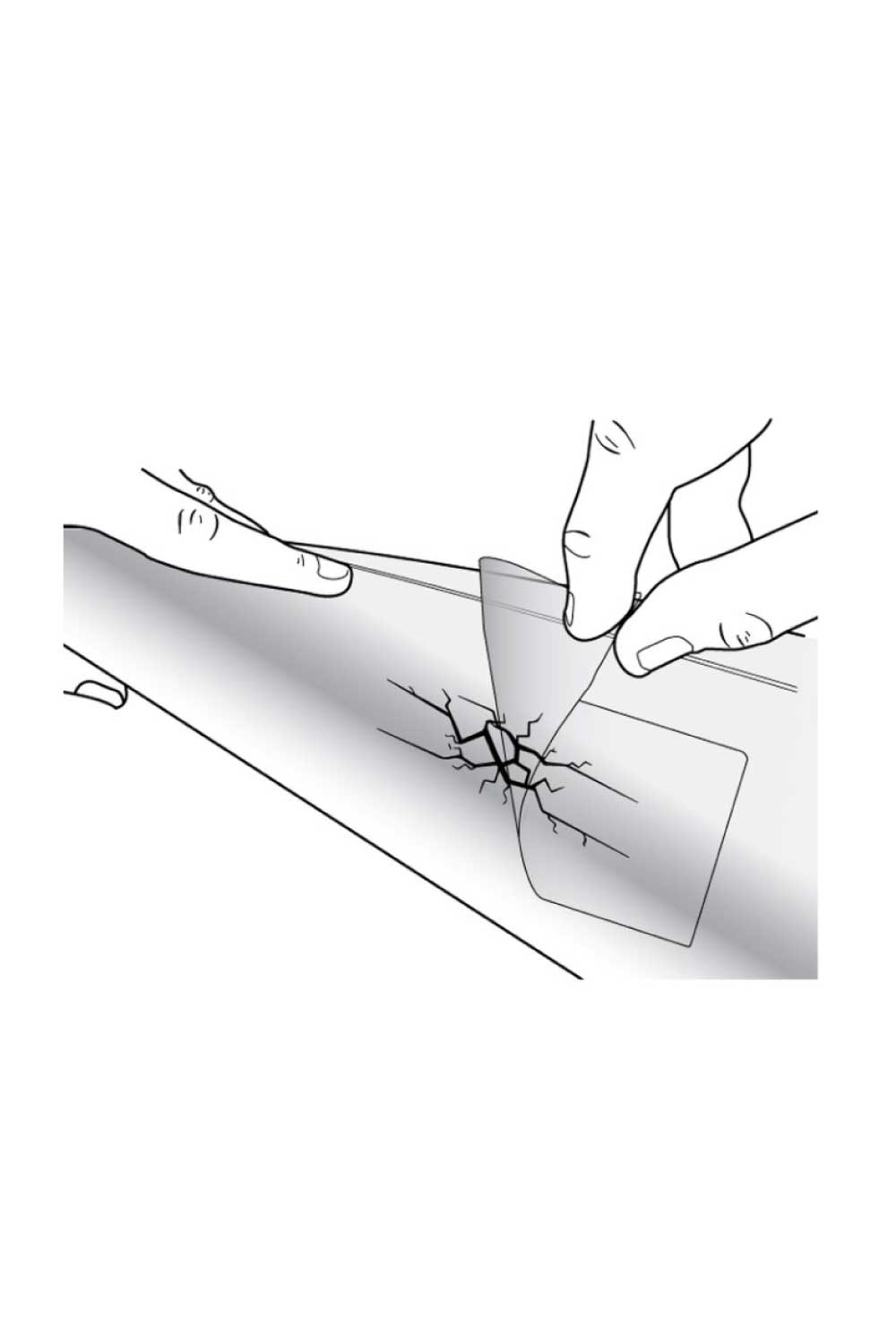 Ocean & Earth Waterproof Surfboard Ding Tape 5 Piece Small