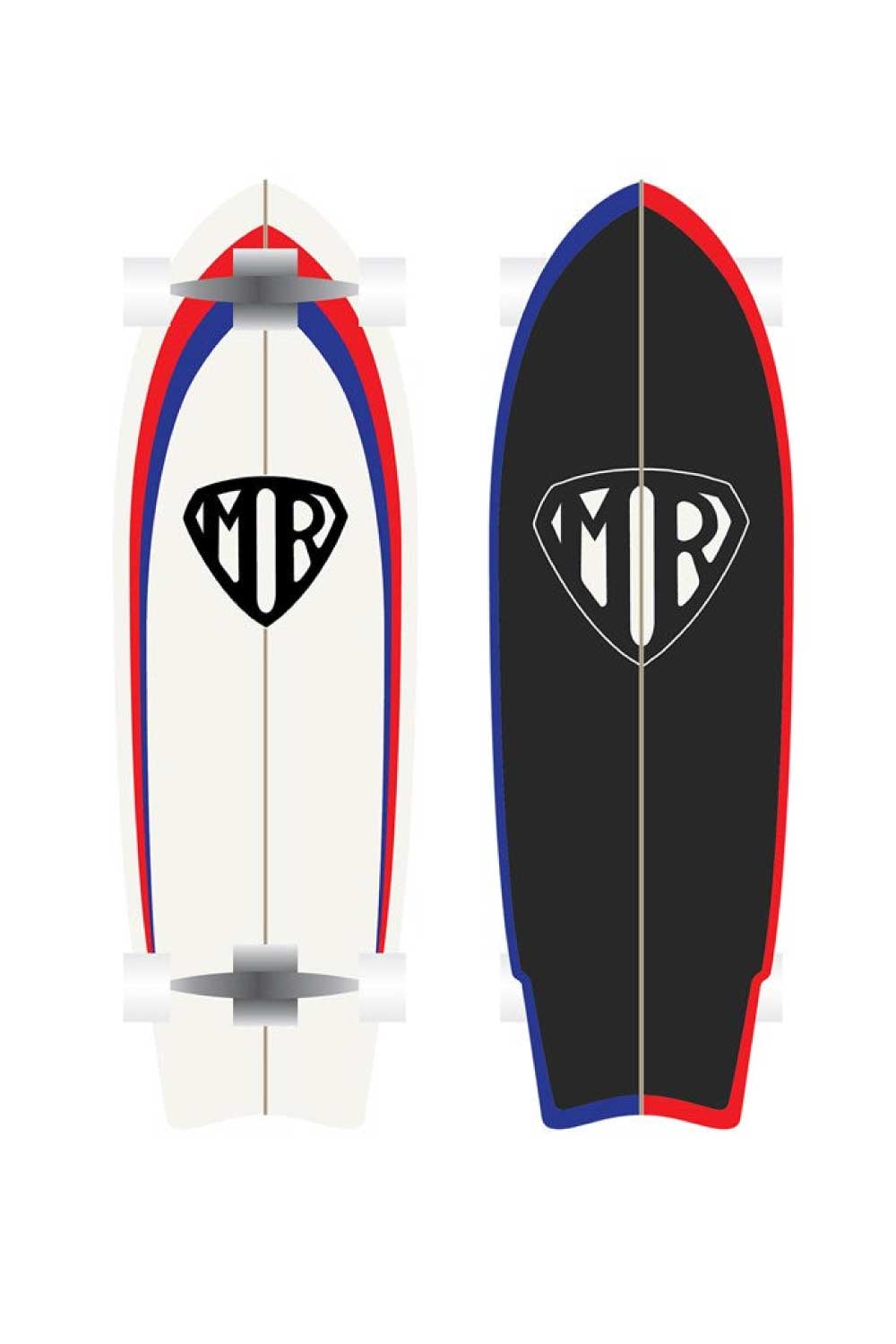 Quiksilver Mark Richards Retro Edition Cruiser Skateboard