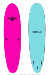 Drag Coffin 8’0 Thruster Softboard - Comes with fins