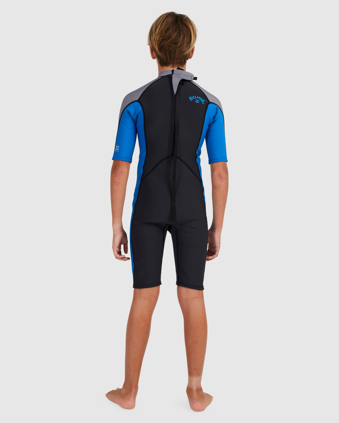 Billabong Boys 202 2mm Absolute Back Zip Short Sleeve Springsuit