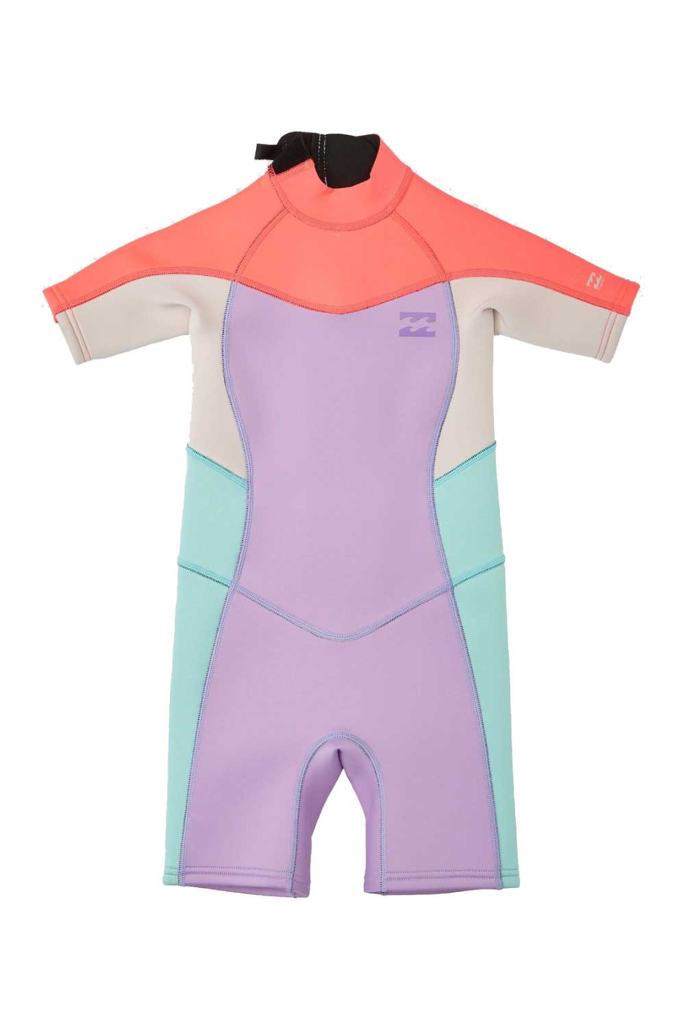 Billabong Girls (2-6 years) 2/2mm Toddler Synergy Back Zip Springsuit Wetsuit