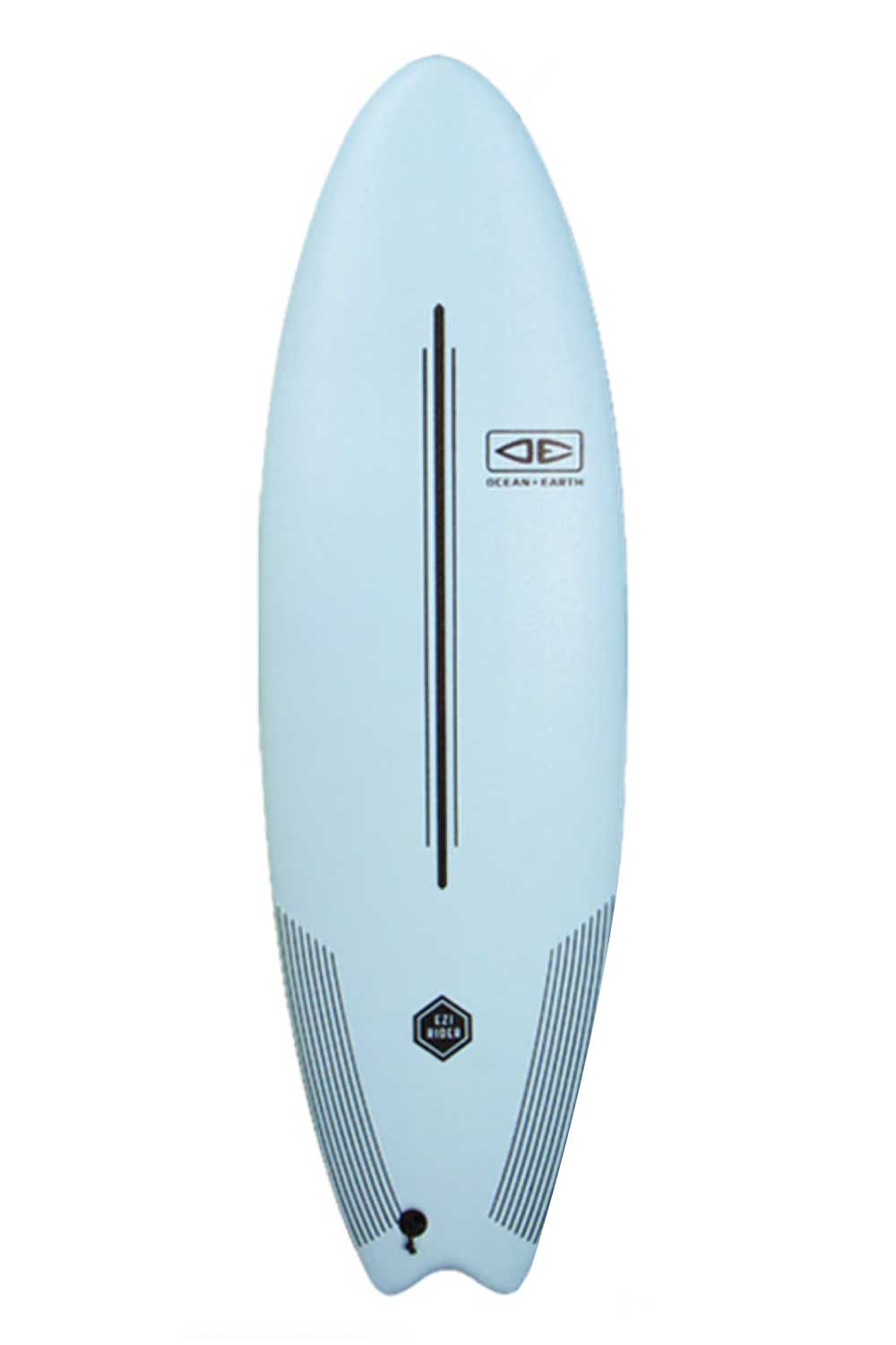 5'6 Ocean & Earth Ezi Rider Softboard - Comes with fins