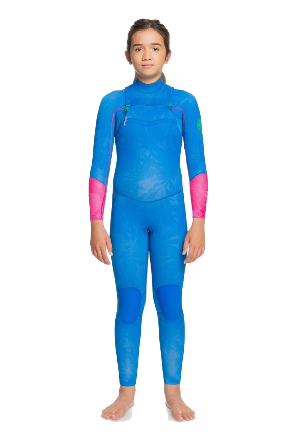 Roxy Girls 8-16 3/2mm POP Surf Chest Zip Steamer Wetsuit