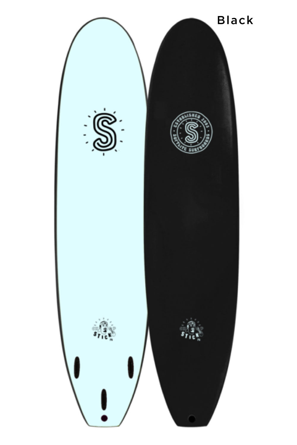 6'6 Softlite Chop Stick Softboard - Comes with fins