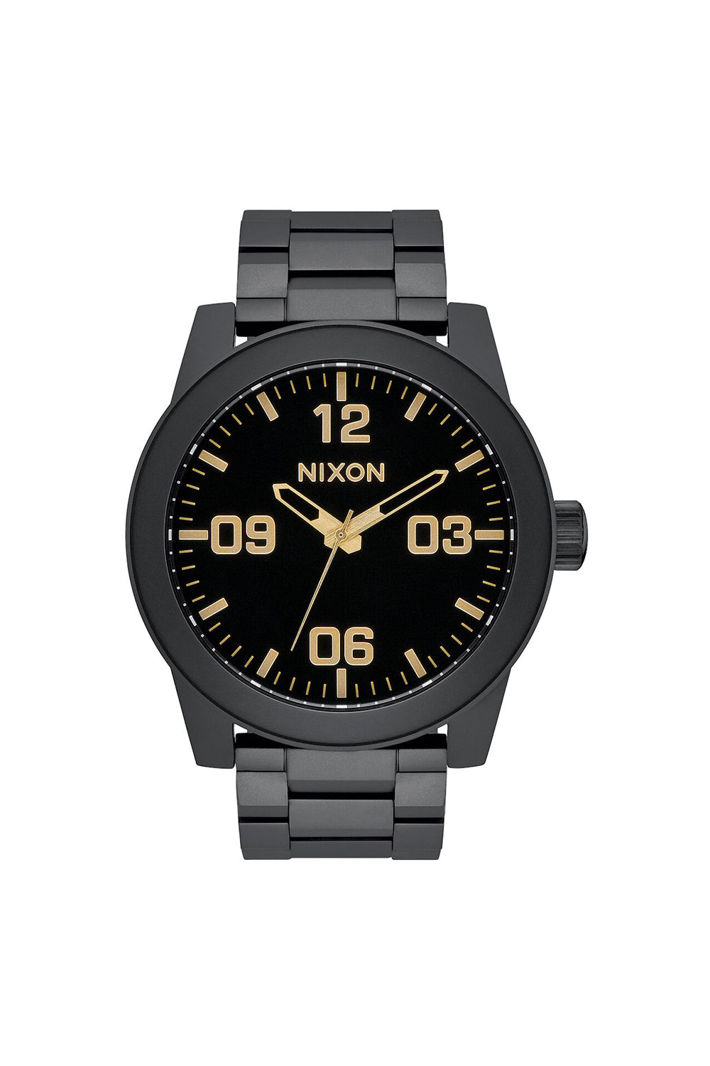 Nixon Corporal SS Matte Black / Gold Watch