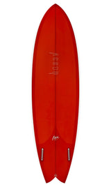 ACSOD Fox Tail Twin Fin Mid Length Surfboard