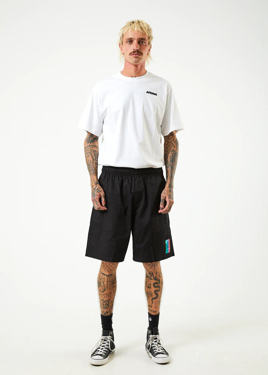 Afends Mens Studio Organic Elastic Waist Shorts | Sanbah Australia
