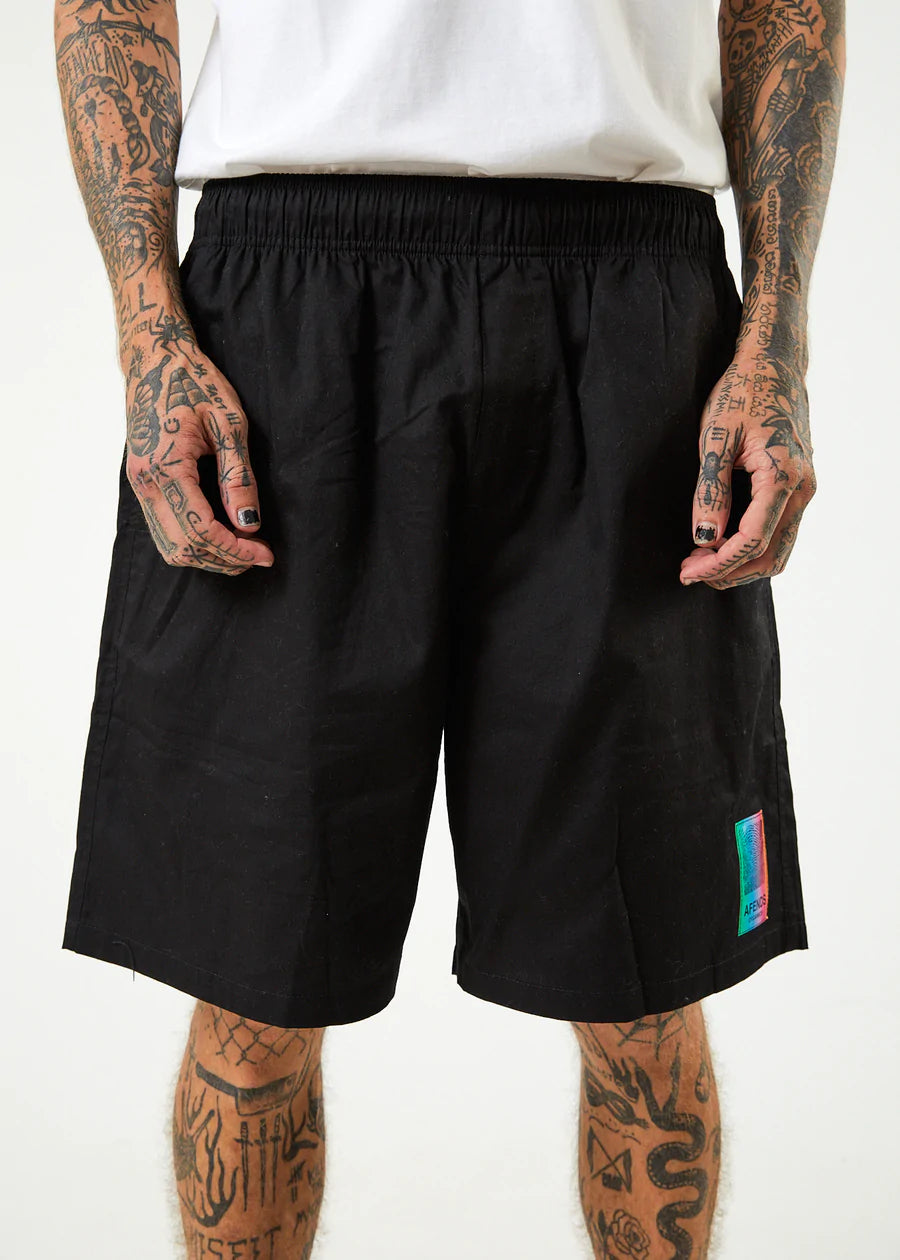Afends Mens Studio Organic Elastic Waist Shorts | Sanbah Australia