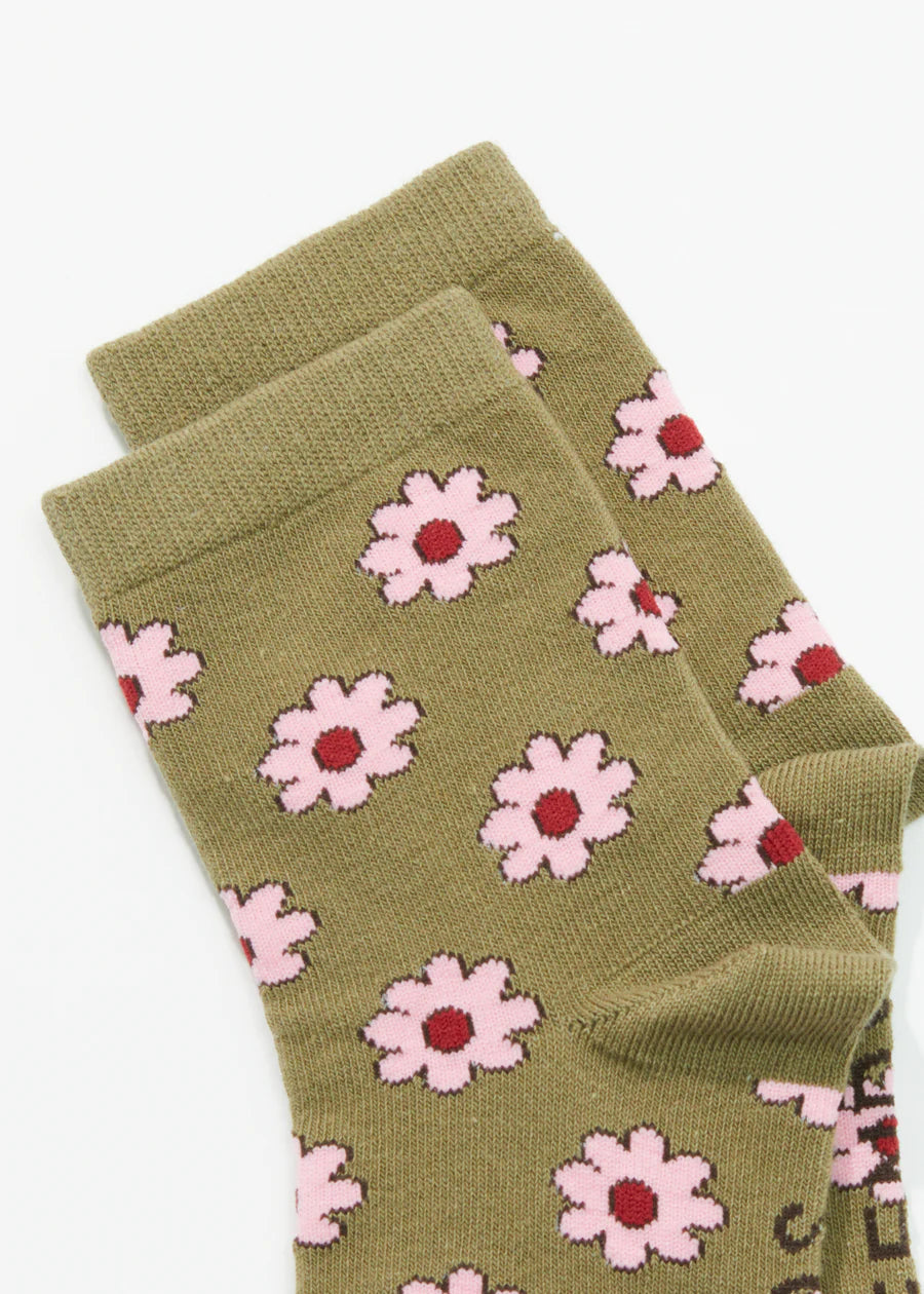 Afends Flower Crew Socks