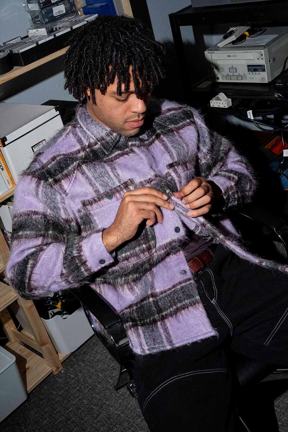 Quasi Skateboards | Quasi Ecco Flannel Shirt - Lavender