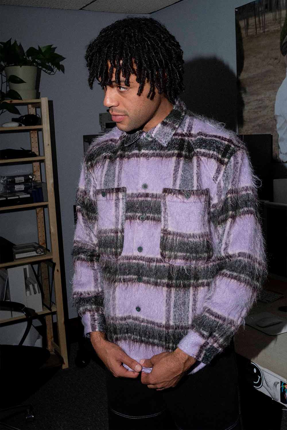 Quasi Skateboards | Quasi Ecco Flannel Shirt - Lavender