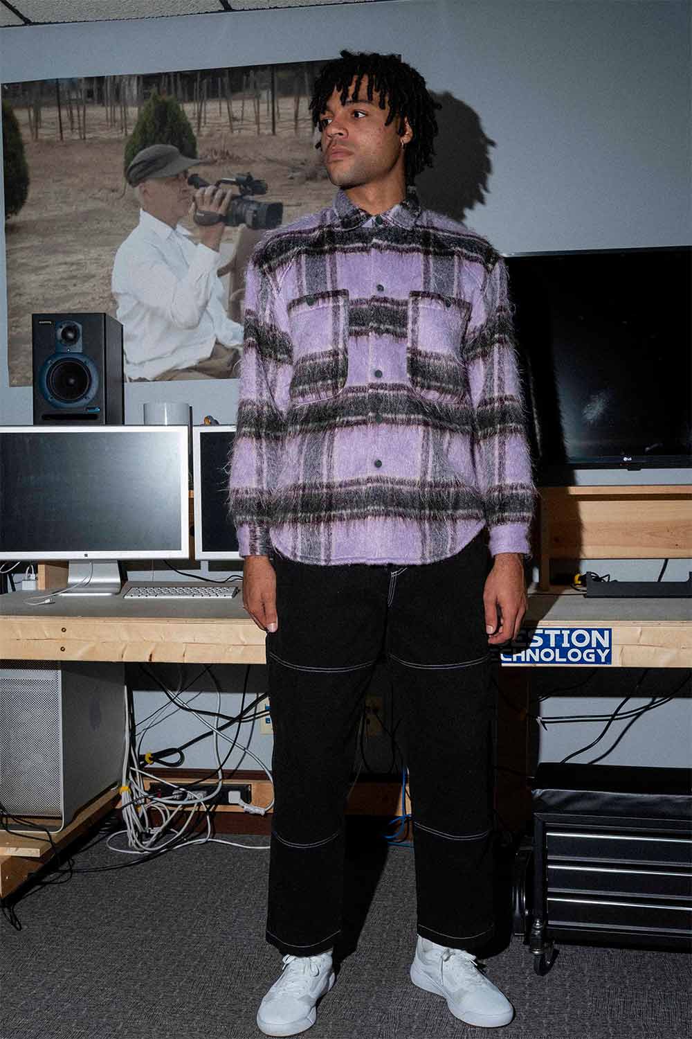 Quasi Skateboards | Quasi Ecco Flannel Shirt - Lavender
