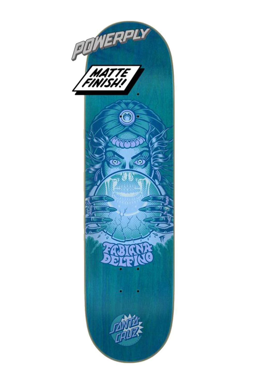 Santa Cruz Delfino Fortune Teller Power Ply Skateboard Deck - 8.25"