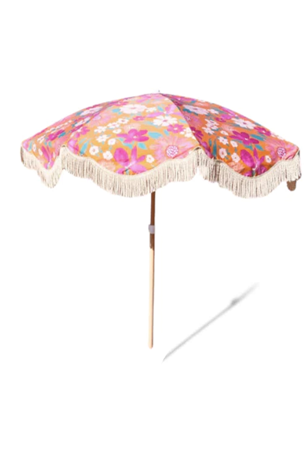 Salty Shadows Bloom Beach Umbrella