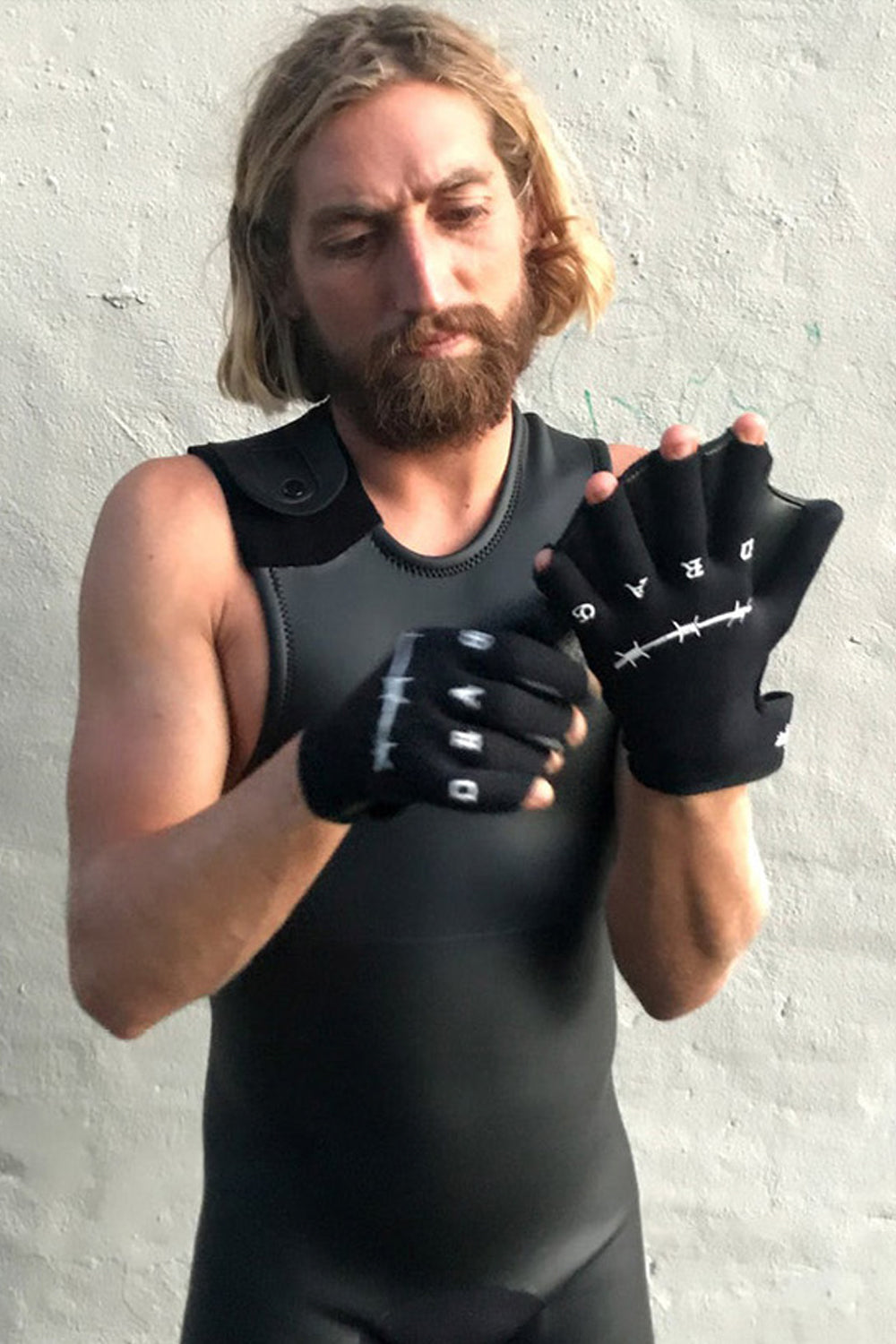 Drag Board Co Hand Drag 1mm Webbed Gloves