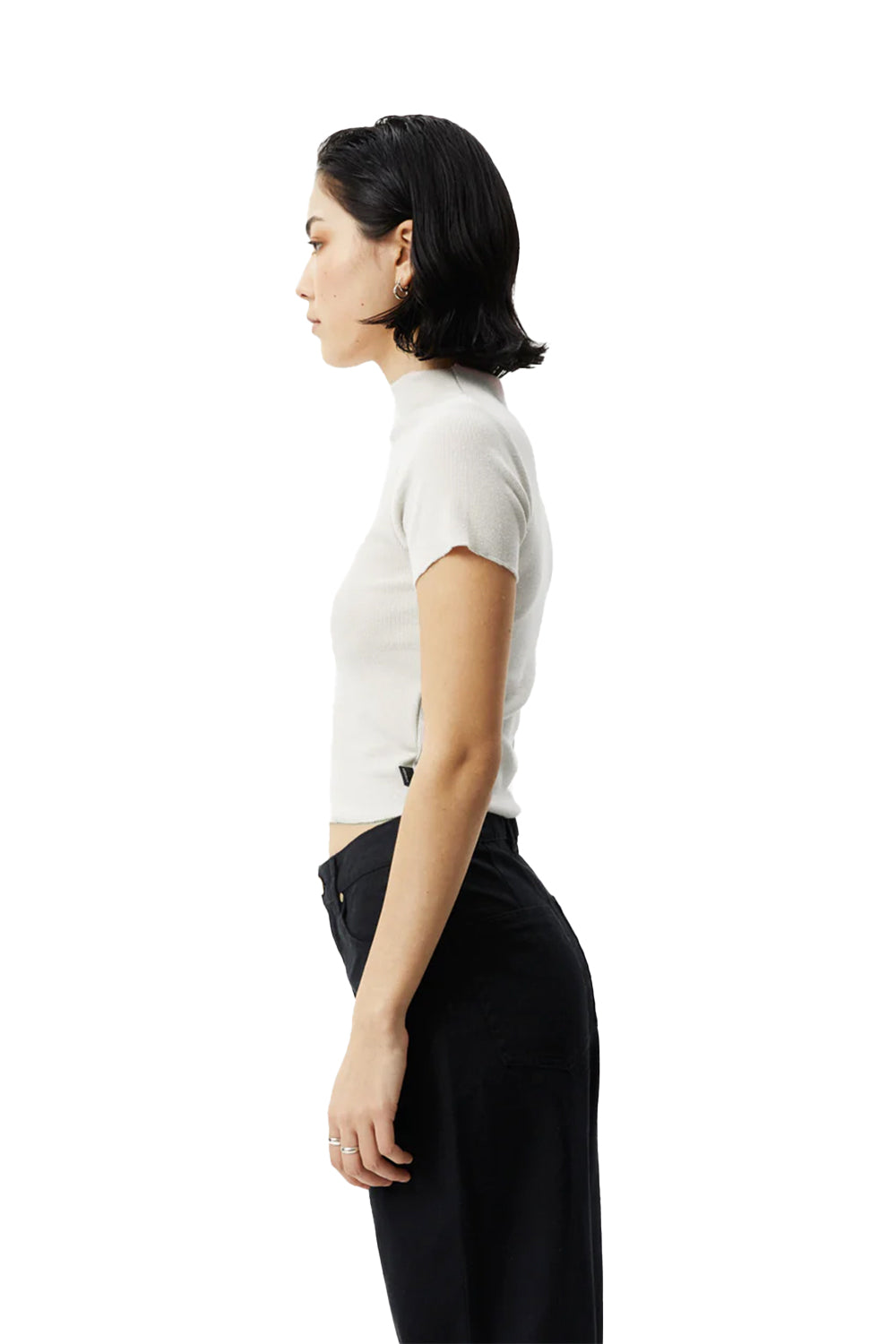 Afends Womens Iconic Hemp Ribbed Tee | Sanbah Australia