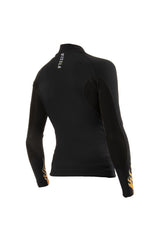 Shop Vissla Wetsuits | Vissla High Fire Boys 1mm Long Sleeve Jacket - Black