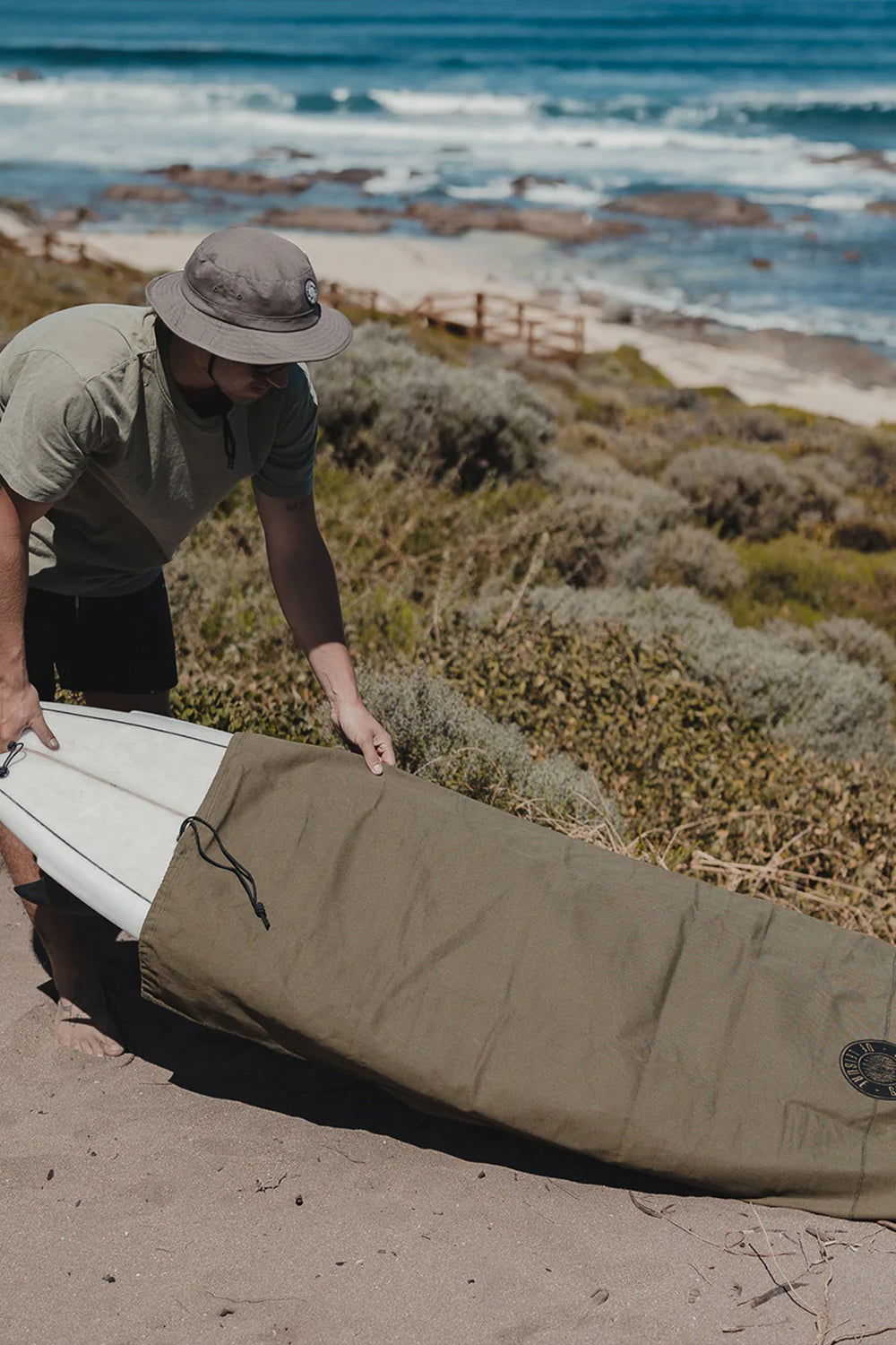 Creatures of Leisure Hardwear Board Sock - Military