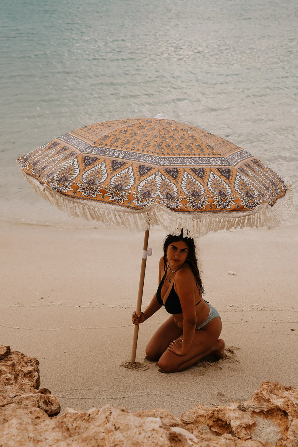 Salty Shadows Inca Beach Umbrella | Sanbah Australia