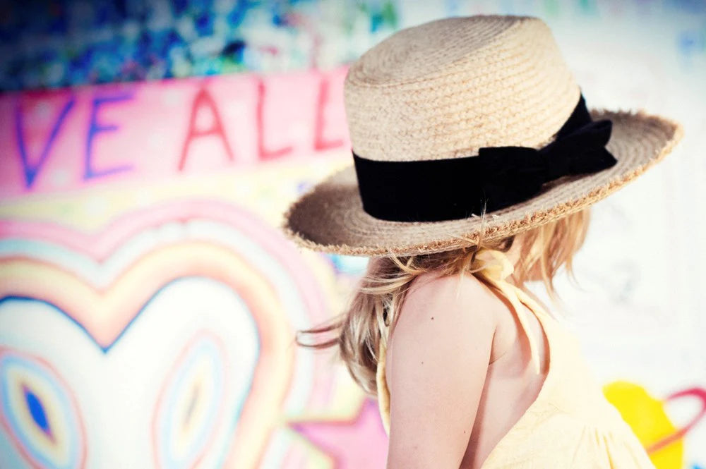 Fallen Broken Street The River Straw Kids Hat | Sanbah Australia