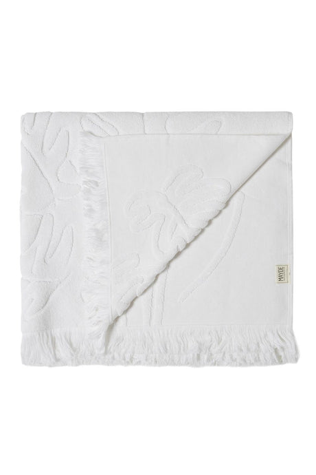 Mayde Beach Towels | Mayde Daintree Beach Towel - White