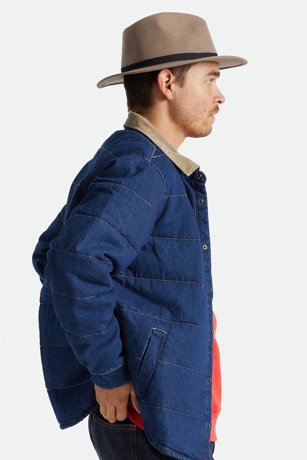 Brixton Messer Packable Fedora