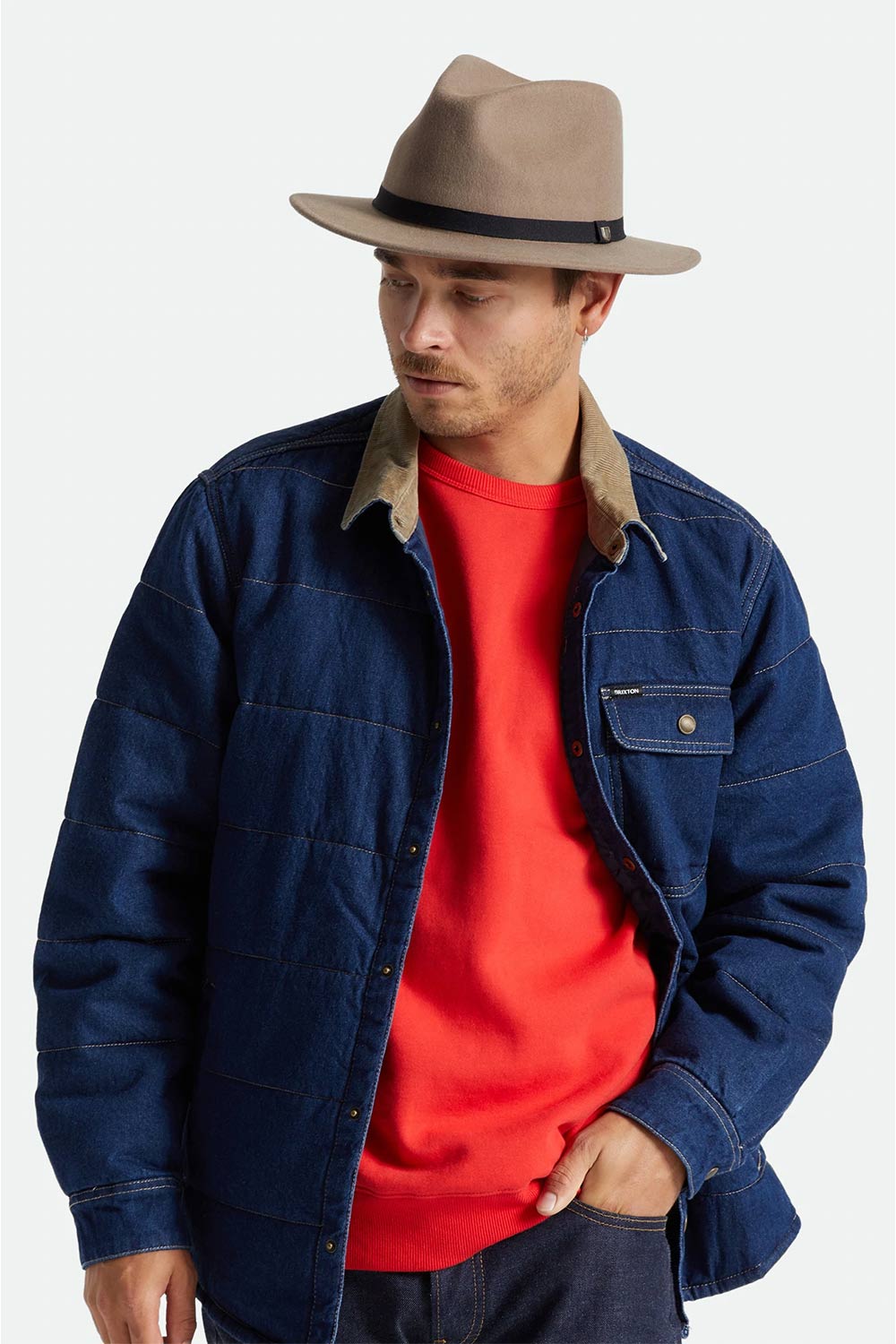 Brixton Messer Packable Fedora