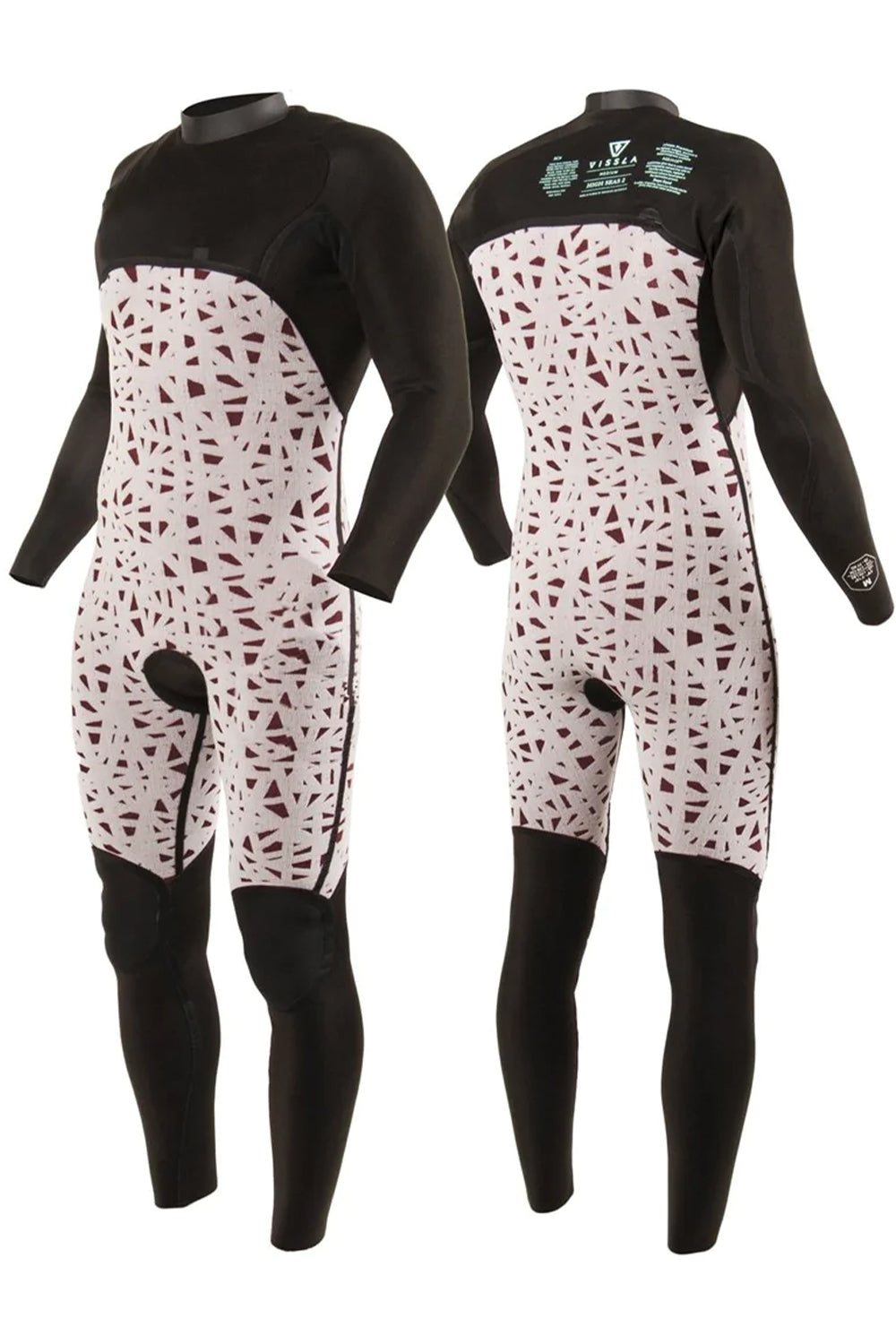 Vissla Wetsuits | Men's High Seas II 3/2mm Chest Zip Full Wetsuit