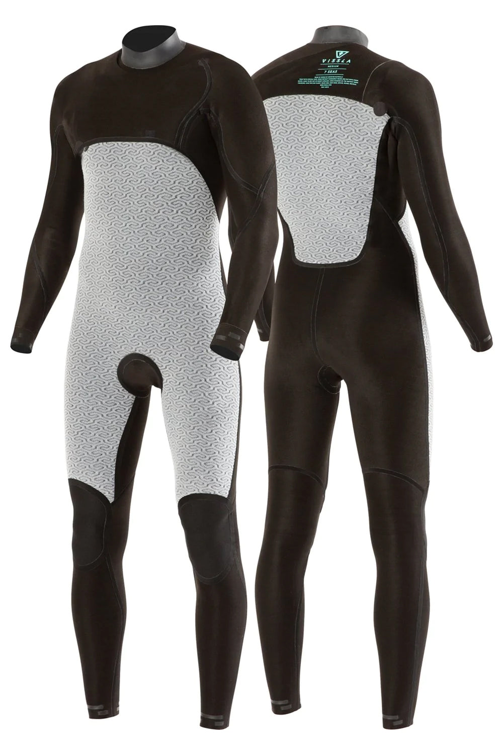 Vissla Wetsuits | Men's Seven Seas 4/3mm Chest Zip Full Wetsuit