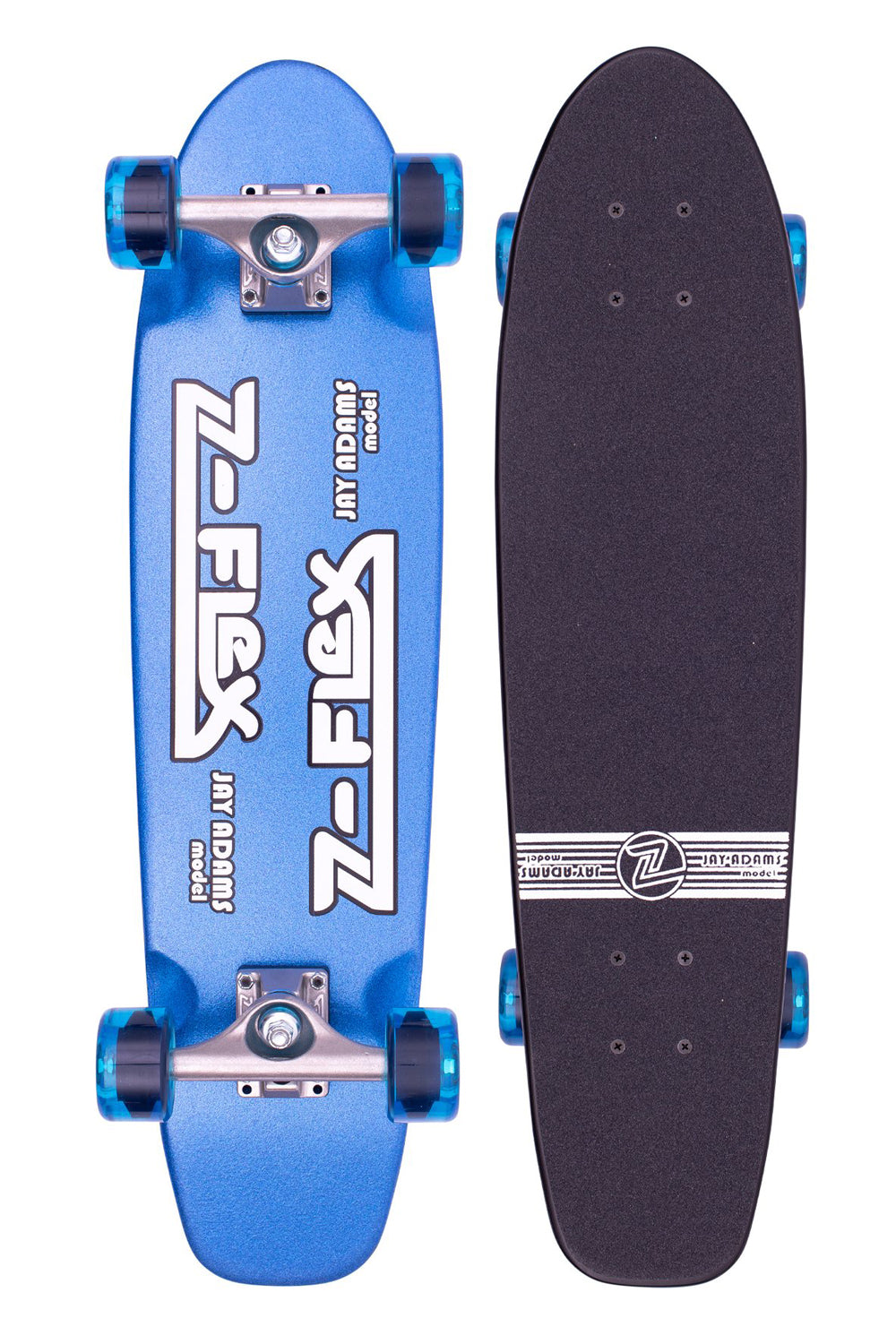 ZFLEX Metal Flake Blue 29” Cruiser Skateboard