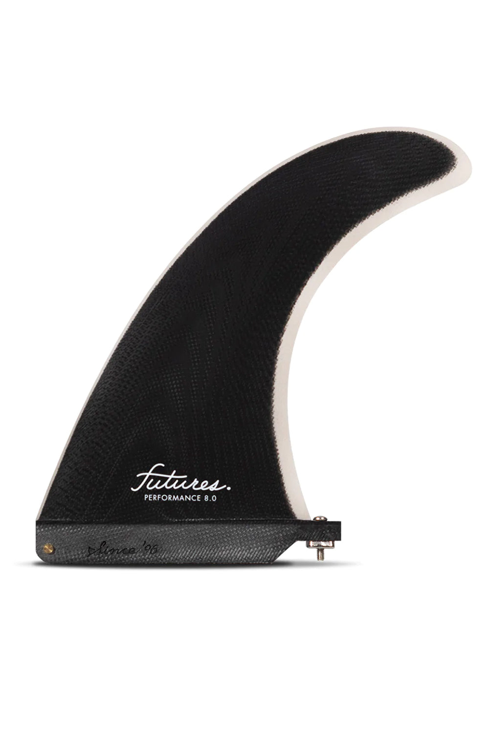 Futures Fins Performance 9.0 Fibreglass Single Longboard Fin - Black/Grey