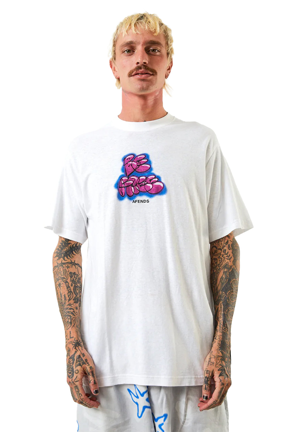 Afends Mens Planetary Hemp Retro Graphic T-Shirt | Sanbah Australia