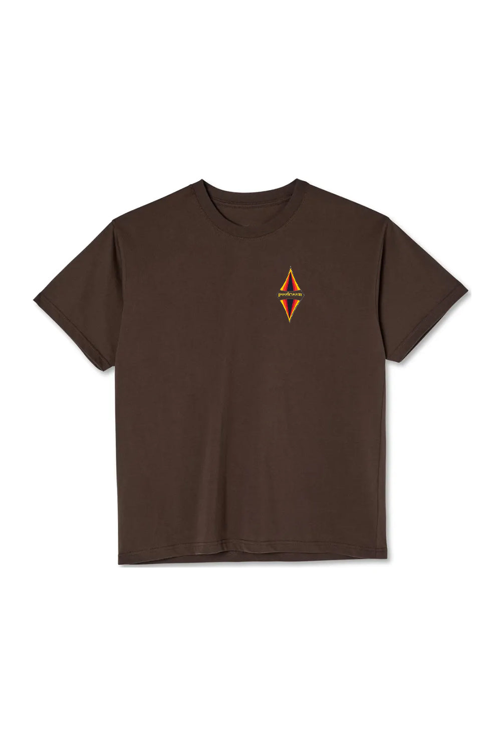 Poolroom Skateboards | Poolroom Swell T-Shirt - Chocolate Brown