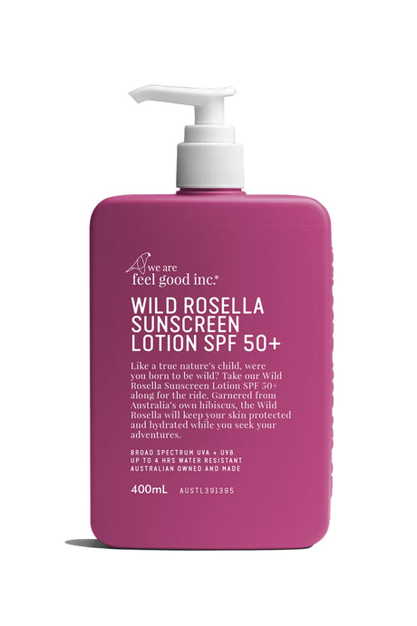 We Are Feel Good inc. Wild Rosella Sunscreen Lotion | Sanbah Australia