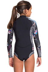 Roxy Girls Pop Surf 1mm Long Sleeve Front Zip Springsuit