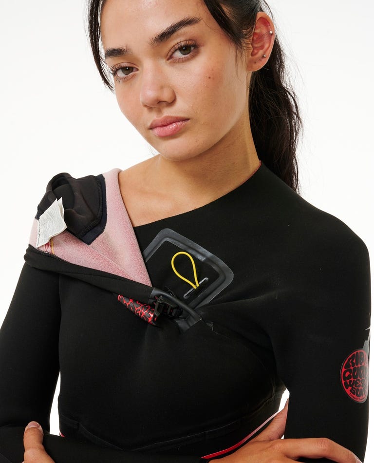 Rip Curl Womens Flashbomb Fusion 3/2mm Zip Free Steamer Wetsuit