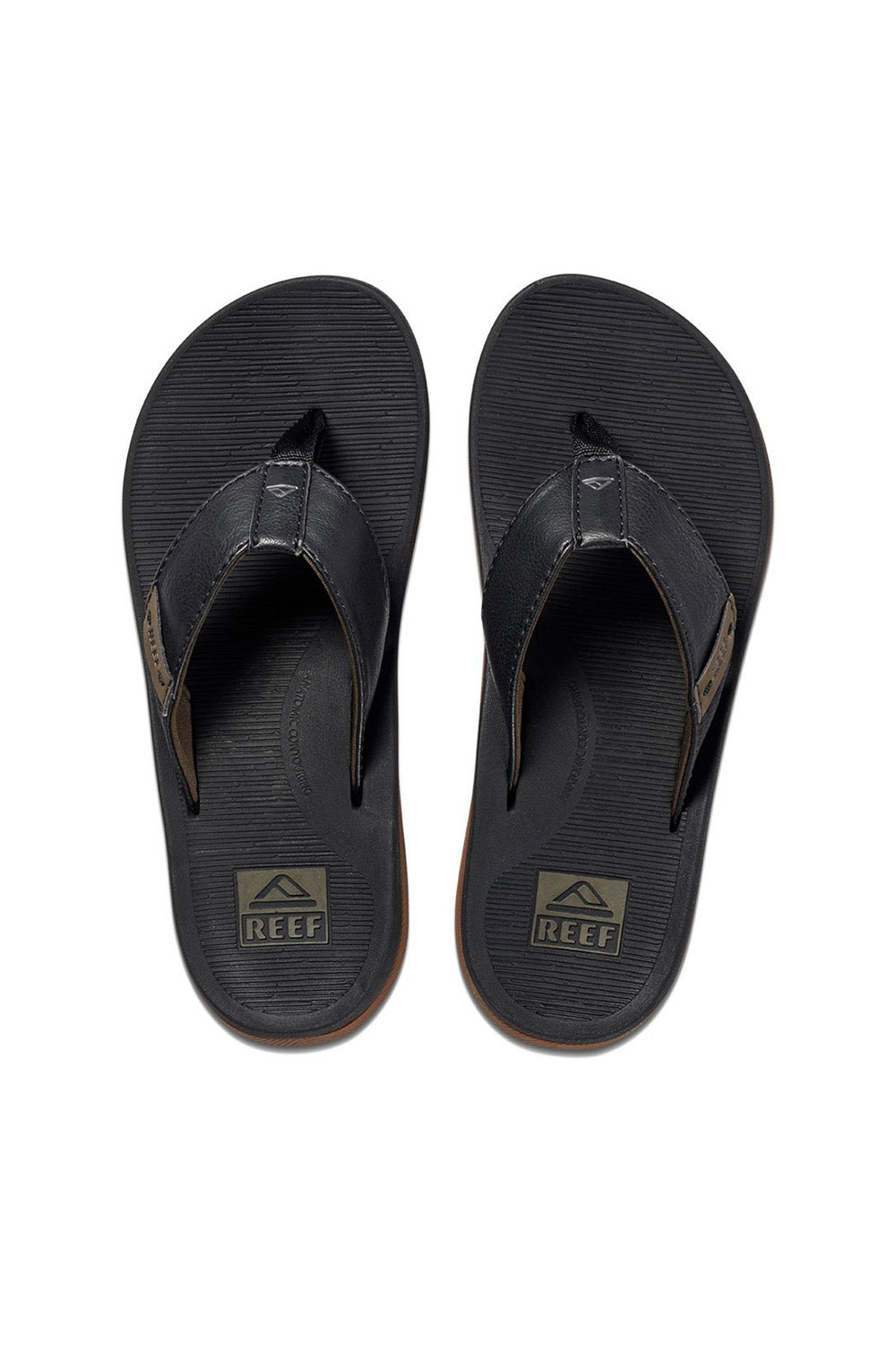 Reef Men's Santa Ana Thongs - Black