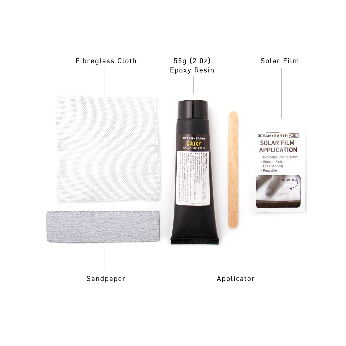 Ocean & Earth UV Epoxy Surfboard Repair Kit 55g (2oz)