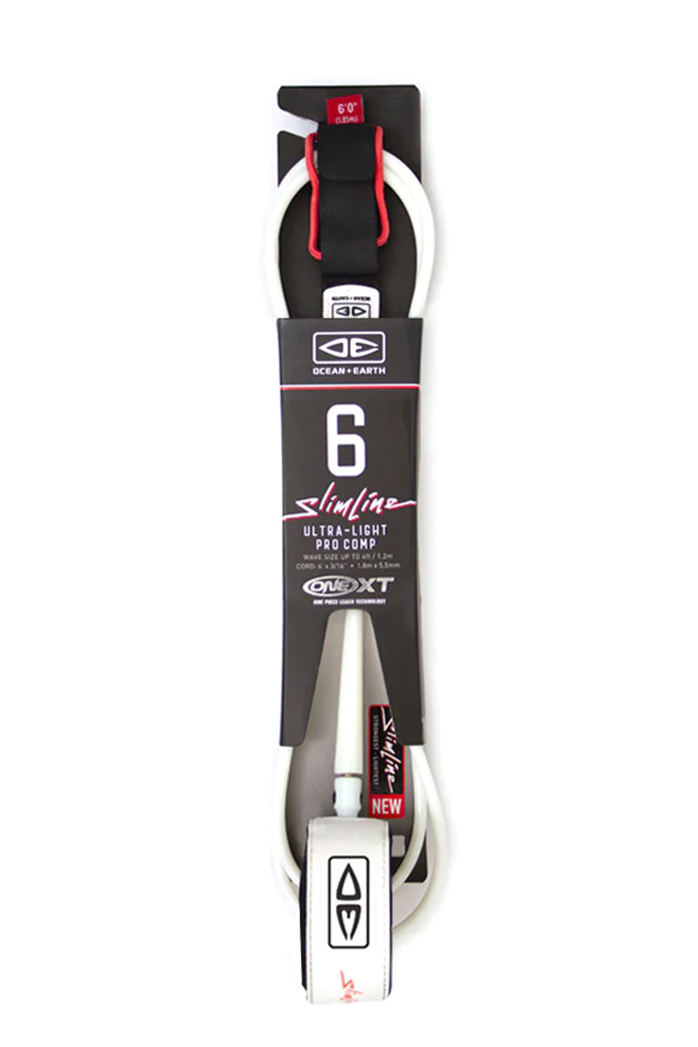 6ft Ocean & Earth Slimline Comp One-XT Leash