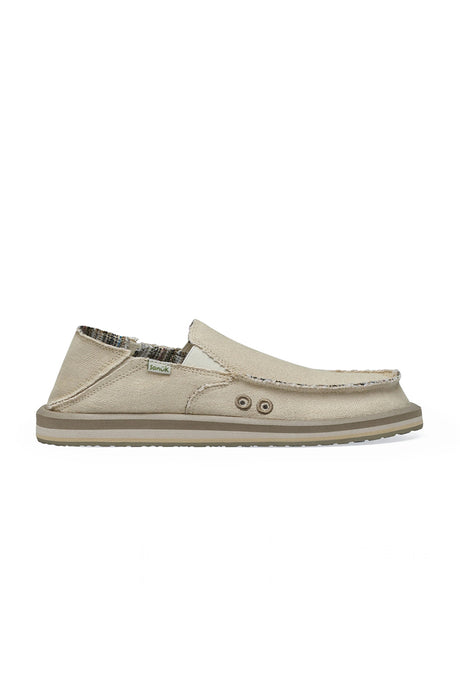 Shop Sanuk | Sanuk Mens Vagabond ST Hemp Slip On - Natural