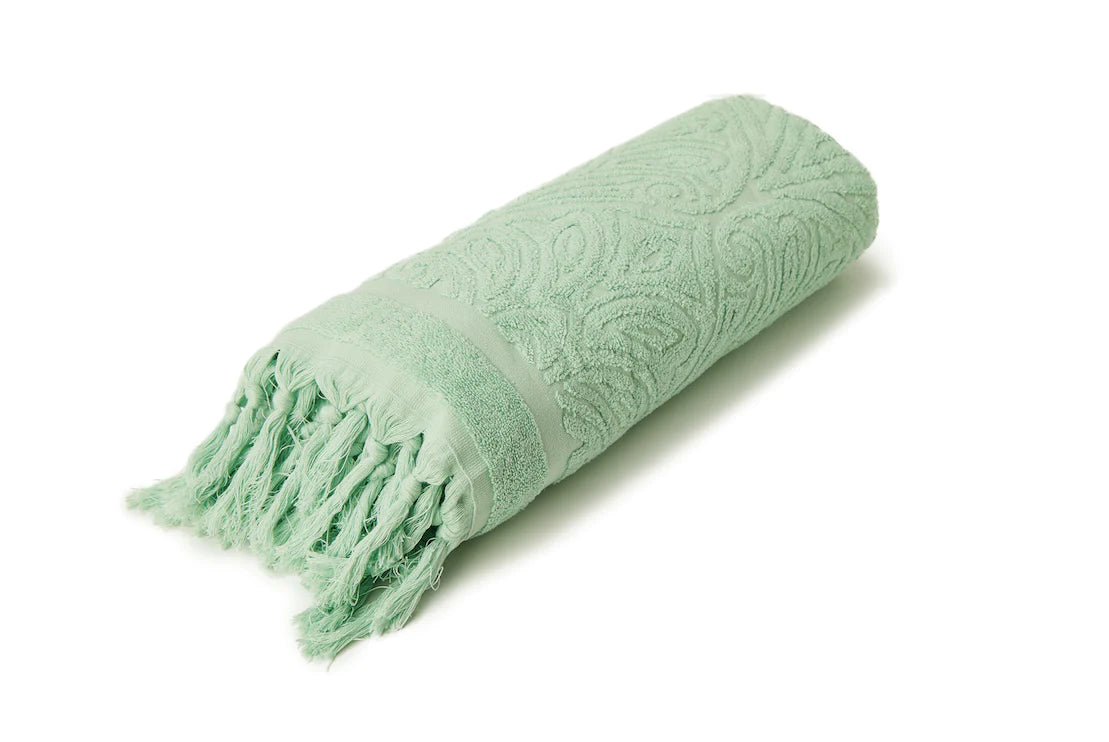 Salty Shadows Cotton Terry Towel