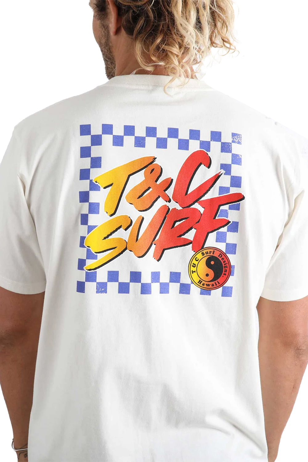 Town and Country Boarder Check T-Shirt | Sanbah Australia