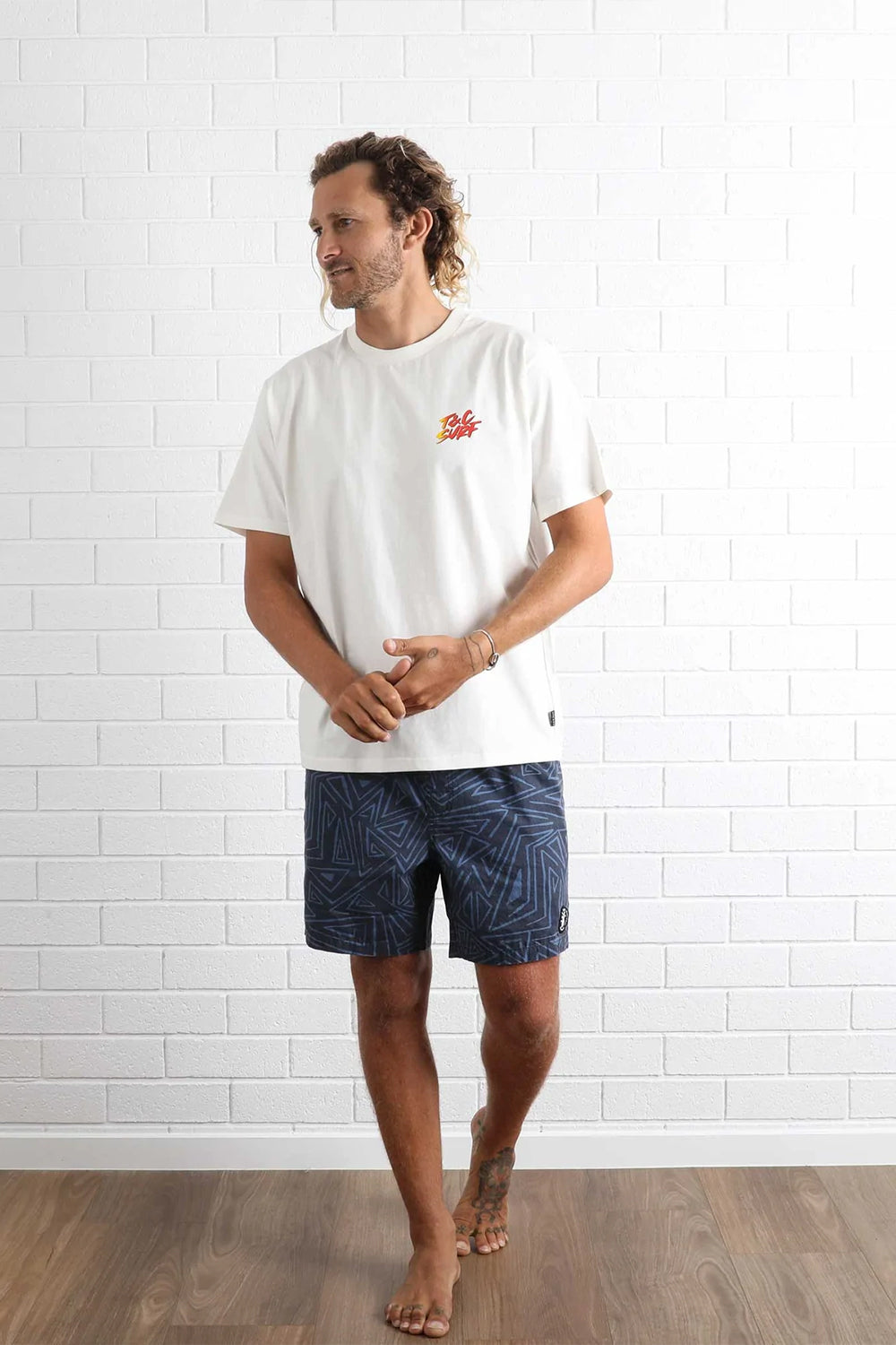 Town and Country Boarder Check T-Shirt | Sanbah Australia